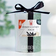 Свеча цилиндр Кристаллический узор 5*7,5см хвойный - фото 42985