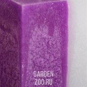 Свеча куб Кристаллический узор 5*7,5см корица - фото 43006