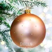 Игрушка ёлочная Шар с тигром 2 100мм стекло - фото 43075