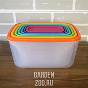 Набор контейнеров Радуга 7шт - фото 43088