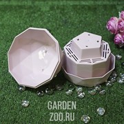 Кашпо Топаз 0,45л желтый - фото 43101