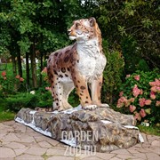 Фигура садовая Снежный барс длина 270 см стеклопластик U08983 - фото 44700