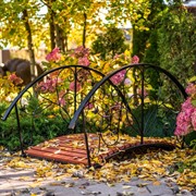 Мостик с подсветкой дерево 860-30R - фото 45085