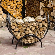 Дровница кованая полусфера широкая 500-86 - фото 45138