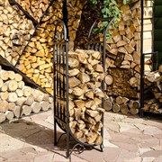 Дровница металлическая высокая для каминов 500-89 - фото 45142