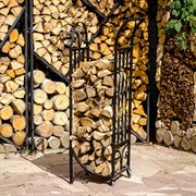 Дровница металлическая высокая для каминов 500-89 - фото 45143