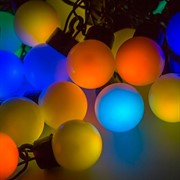Гирлянда Мультишарики 25мм 5м RGB - фото 45219