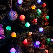 Гирлянда Мультишарики 30мм 5м RGB - фото 45221