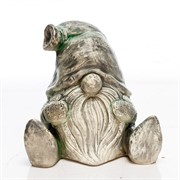 Фигура садовая Гном сидит под бетон U08372-BTO - фото 45287