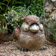 Кашпо садовое Птичка - фото 45303