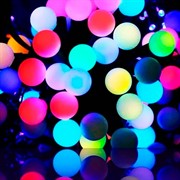 Светодиодная гирлянда- шарики 80 ЛЭД 8м цветная - фото 45335