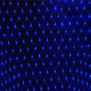 Светодиодная гирлянда-сетка 240 ЛЭД 2*2 синяя - фото 45337