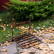 Декроттуар для чистки обуви с решёткой металлический 62-013 - фото 45345