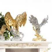 Фигура Орел на коряге серебро золото F01276-SG - фото 45362
