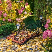 Мост металлический с деревом разборный 862-01R - фото 45395