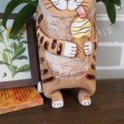 Кашпо Тигр на ножках с мороженым 1л - фото 45463