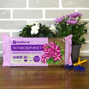 Почвобрикет Дивная петуния 10л с гидрогелем - фото 45518