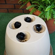 Кашпо Ле Жардин на колесах 20,5л терра - фото 45572