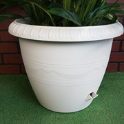 Кашпо Ле Жардин на колесах 28,8л серый - фото 45579