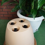 Кашпо Ле Жардин на колесах 28,8л терра - фото 45584