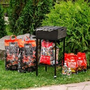 Гриль угольный металлический на колесиках 861-62 - фото 45601