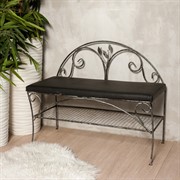 Обувница металлическая с мягким сиденьем 302-39 - фото 45656