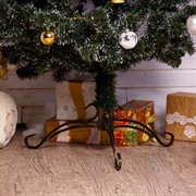 Подставка для новогодней ели кованая чёрно-бронзовая 200-06 - фото 45718