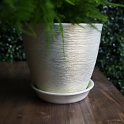 Горшок ВИКТОРИЯ 16см салат - фото 45832