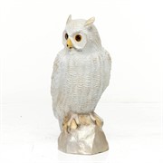 Фигура Сова бело-золотая F01163-WG - фото 45938