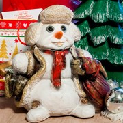 Фигура Снеговик с мешком F08421 - фото 46039