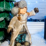 Фигура Снегурочка малая F08422 - фото 46040