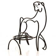 Подставка напольная для одного цветка Тигр металл 12-114 - фото 46107