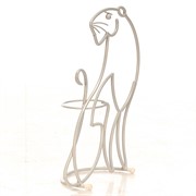 Подставка кованая на подоконник Тигр на 1 цветок 14-851 - фото 46132