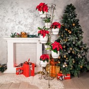 Цветочница напольная Классика на 9 цветов высота 172см металл 19-019 - фото 46148