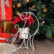 Подставка кованая на подоконник Тигр на 1 цветок 14-851 - фото 46190