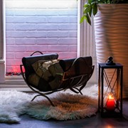 Дровница кованая полукруглая 500-44 - фото 46297