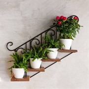 Подставка настенная Лестница с деревом на 4 цветка 13-814 - фото 46307 Подставка настенная Лестница с деревом на 4 цветка 13-814 - фото 46307