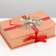 Коробка-книга Рождество 20*12,5*5см - фото 46375