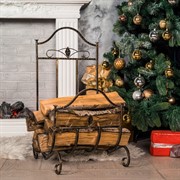 Дровница кованая каминная 500-52 - фото 46394