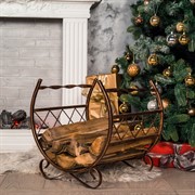 Дровница кованая полукруглая 500-72 - фото 46398