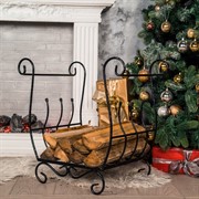 Дровница кованая для камина 500-73 - фото 46399