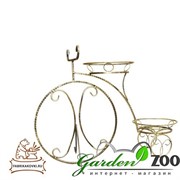 Подставка Классика велосипед на 2 цветка металл высота 65см 71-052 - фото 46408 Подставка Классика велосипед на 2 цветка металл высота 65см 71-052 - фото 46408