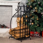 Дровница с аксессуарами для камина кованая 500-49 - фото 46442