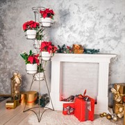 Подставка напольная Классика на 7 цветов черно-золотая 10-007-BG - фото 46466