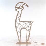 Фигура световая Олень дюралайт белый 67-371 - фото 46544