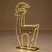 Фигура световая Олень дюралайт желтый 67-372 - фото 46547