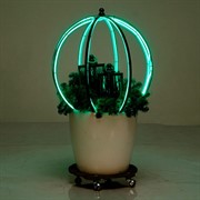 Световая фигура Шар новогодний зелёный неон 67-351 - фото 46552