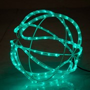 Фигура Шар новогодний зелёный дюралайт 67-355 - фото 46560