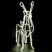 Световая фигура Олень неоновый 67-333 - фото 46575