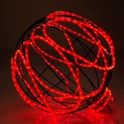 Фигура световая Шар новогодний красный дюралайт 67-356 - фото 46626 Фигура световая Шар новогодний красный дюралайт 67-356 - фото 46626